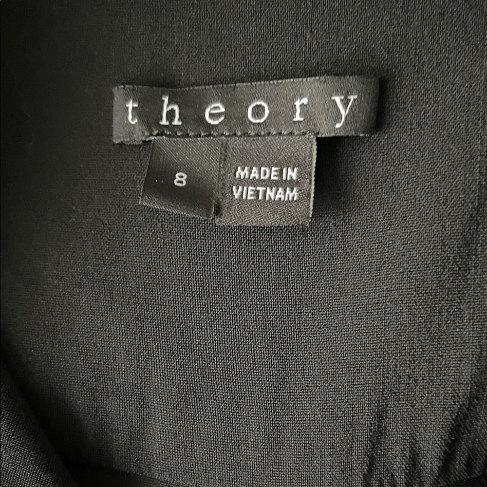 Theory Black Button-Front Jumpsuit - Picture 4 of 5